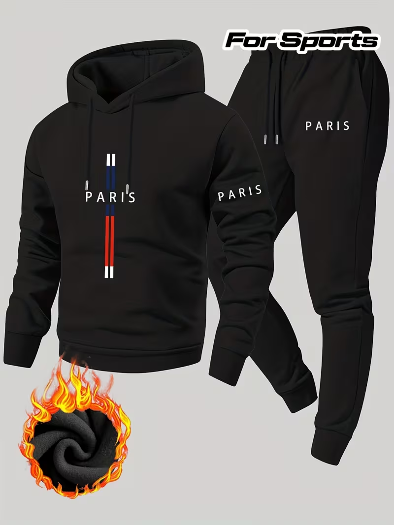 Outdoor Sports Outfit - Conjunto Casual Urbano Masculino de Duas