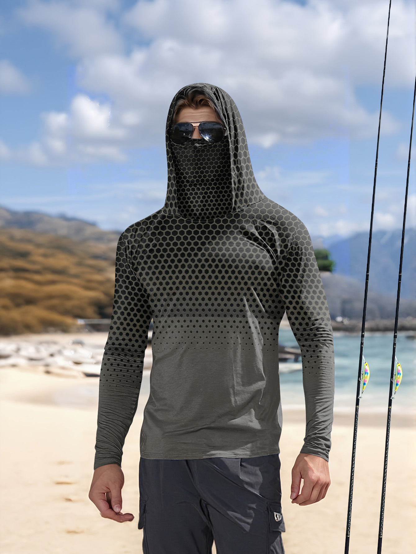 Outdoor Sports Activities - Conjunto de Pesca Masculino Mais Vendido