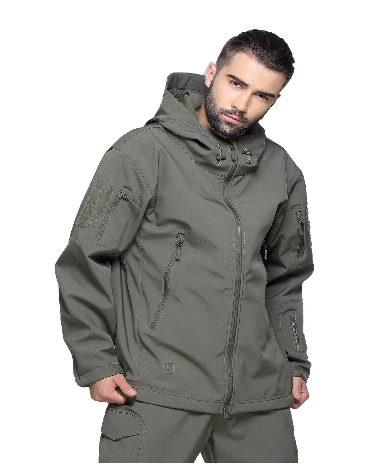 Primavera e outono tático velo - Outdoor Sport Jacket Men avaliação e preço