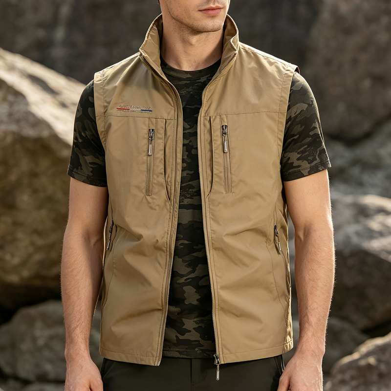 Colete Masculino, Jaqueta de C - Outdoor Sport Jacket Men avaliação e preço