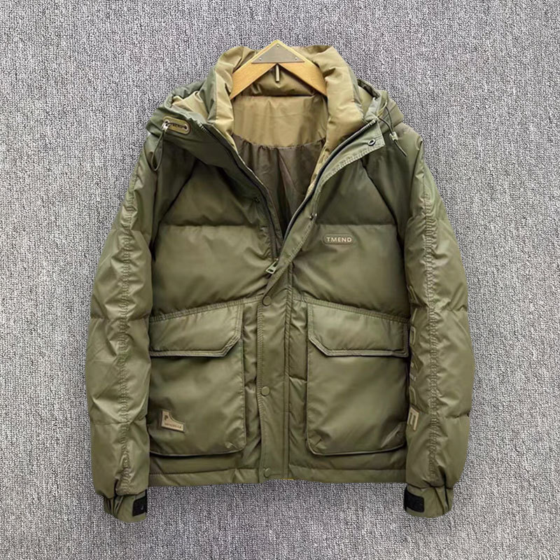 Casaco com capuz de pato branc - Outdoor Sport Jacket Men avaliação e preço